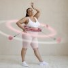 HHW11 PLUS SIZE HULA HOP LIGHT PINK Z WYPUSTKAMI I OBCIĄŻNIKIEM HMS